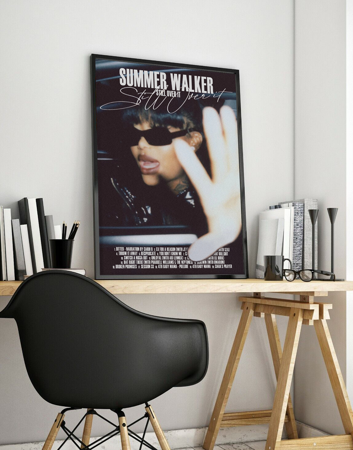 Summer Walker ‘Still Over It’ Premium Album Music Poster | Cover Artwork and Tracklist