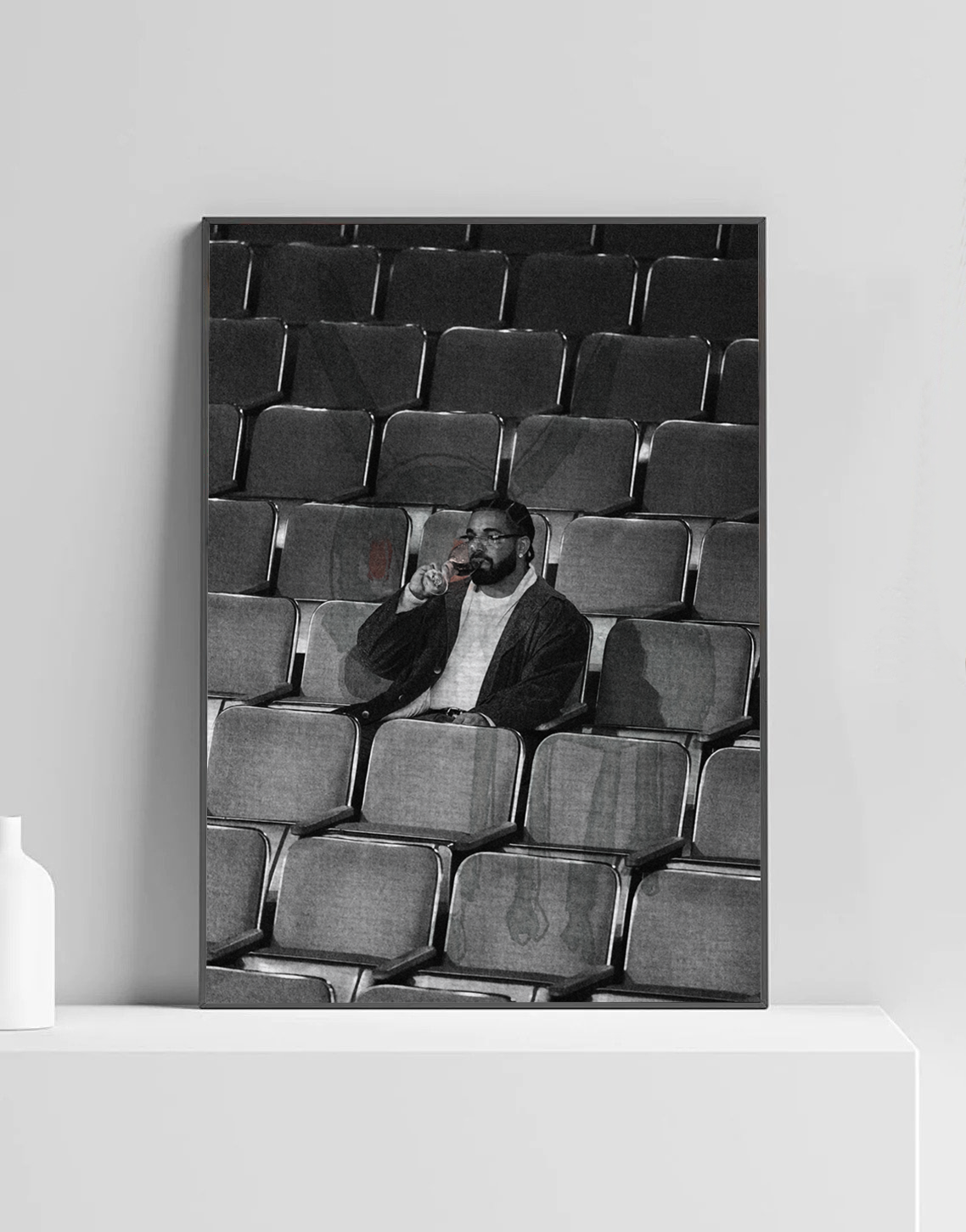 Drake ‘For All The Dogs’ Premium Album Music Poster | Custom Artwork