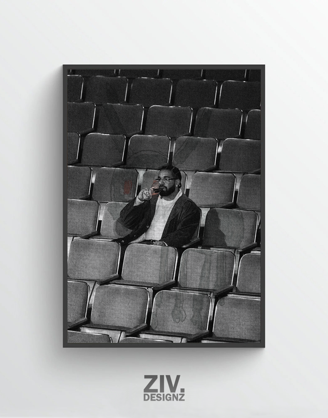 Drake ‘For All The Dogs’ Premium Album Music Poster | Custom Artwork