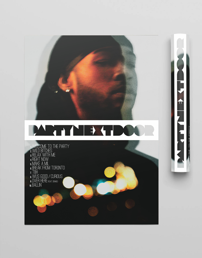 'PARTYNEXTDOOR' Premium Album Music Poster | Cover Artwork and Tracklist