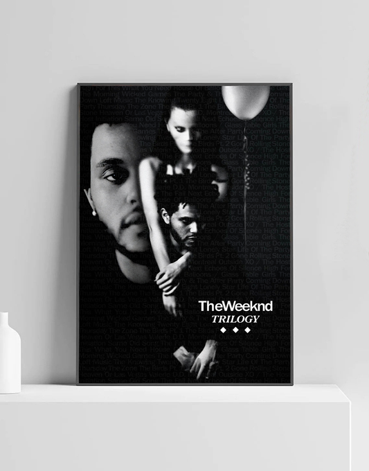 The Weeknd 'Trilogy' Premium Album Music Poster | Cover Artwork