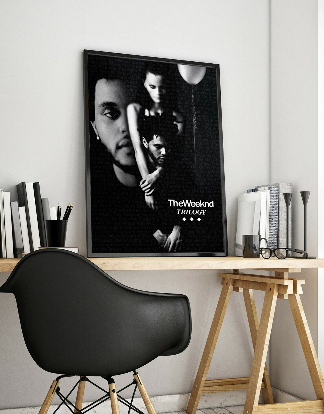 The Weeknd 'Trilogy' Premium Album Music Poster | Cover Artwork