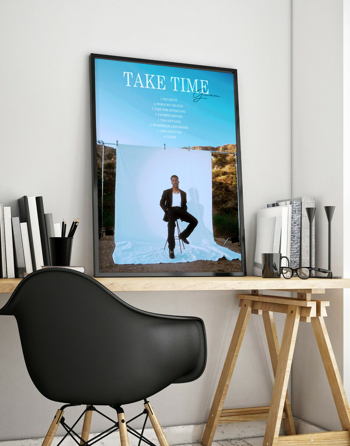 Giveon 'Take Time' Premium Album R&B Poster | Artwork and Tracklist