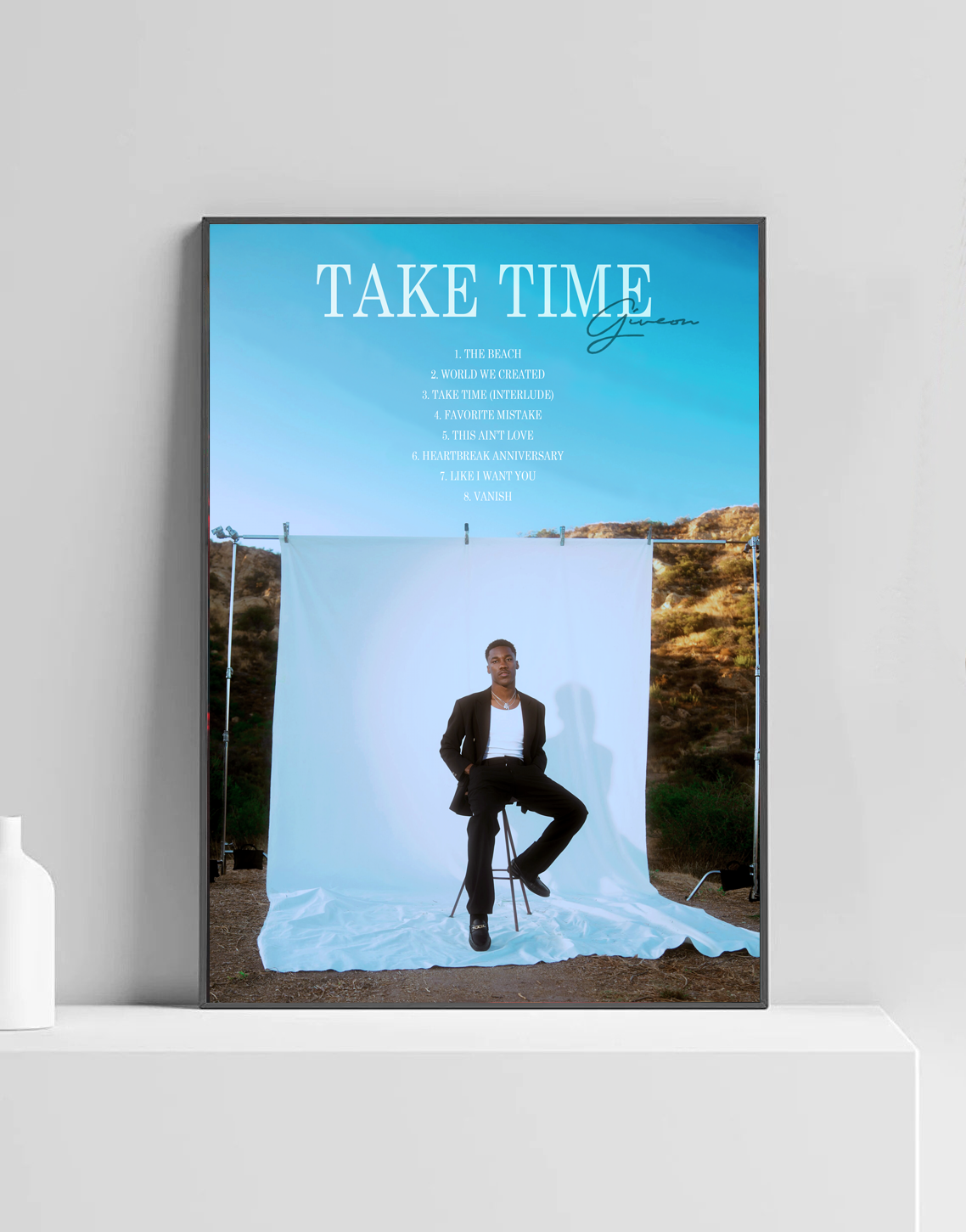 Giveon 'Take Time' Premium Album R&B Poster | Artwork and Tracklist