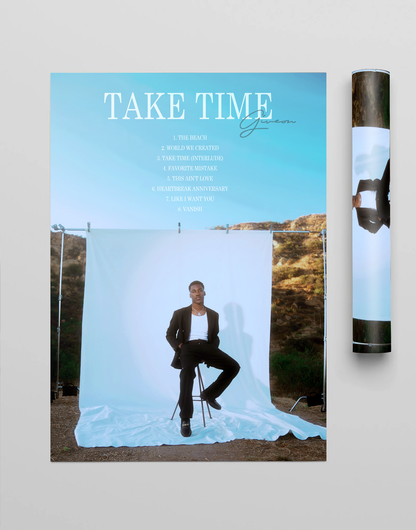 Giveon 'Take Time' Premium Album R&B Poster | Artwork and Tracklist